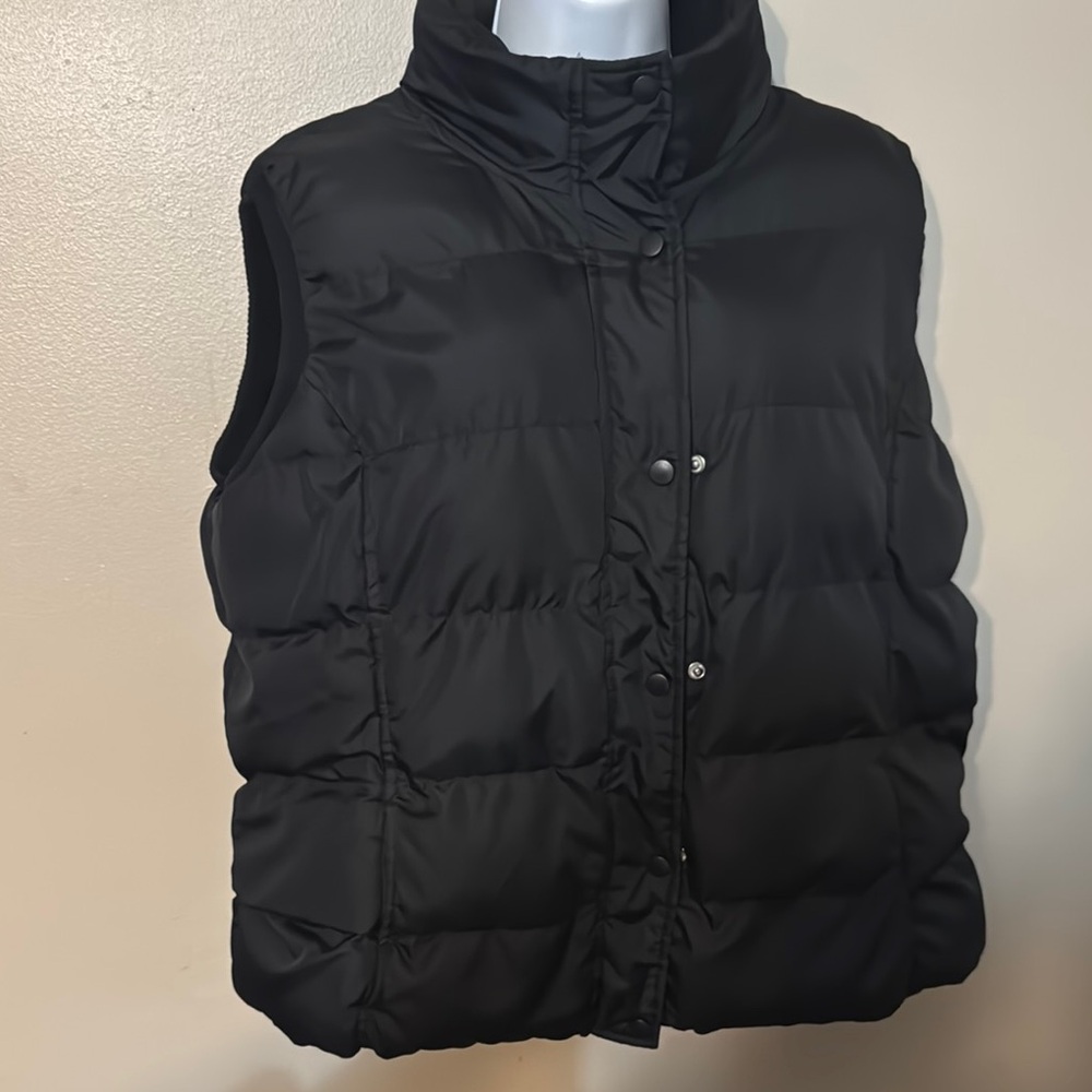 Mens Faded Glory Black Puffer Vest size XL